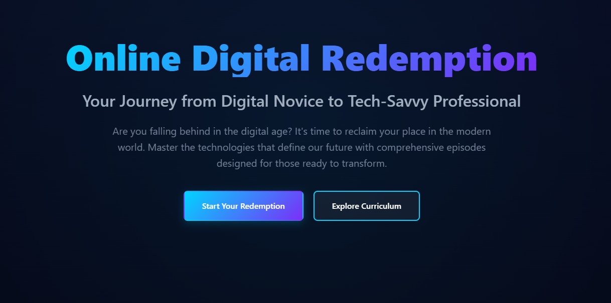 Online Digital Redemption Review: From Beginner to Tech-Savvy in One Complete Program