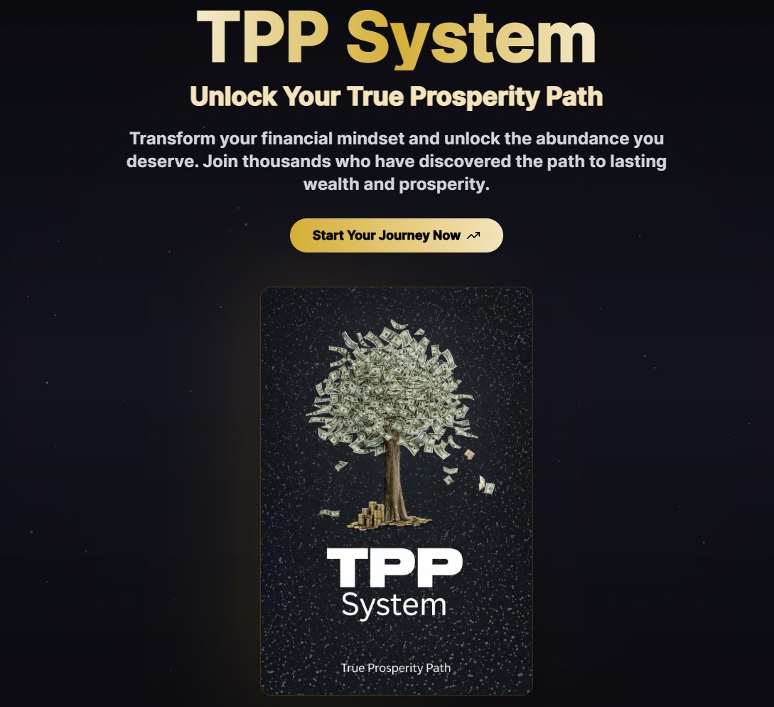 TPP System Review: Can Mindset Really Unlock Financial Freedom?