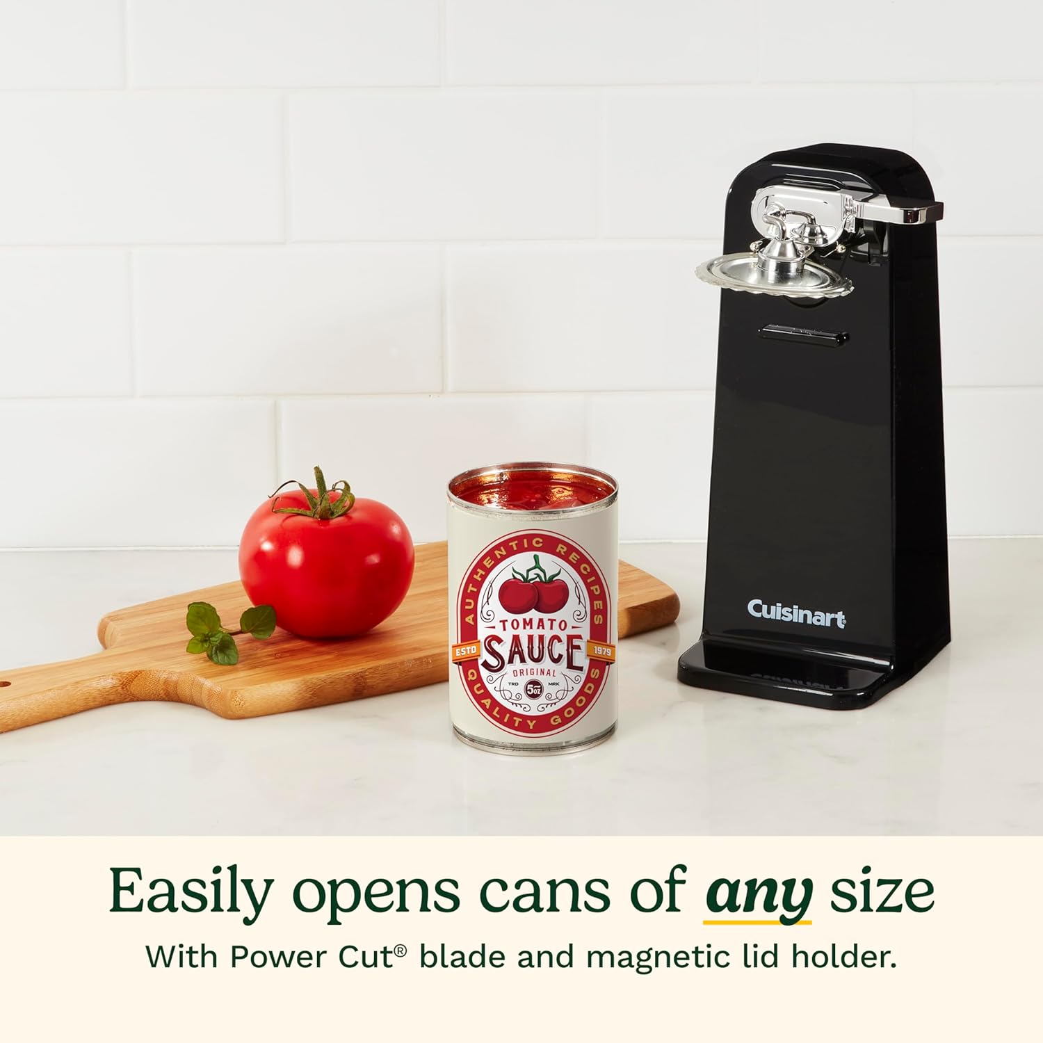 Cuisinart Electric Can Opener Review: One-Touch Operation, Magnetic Lid Holder – Only $19.99